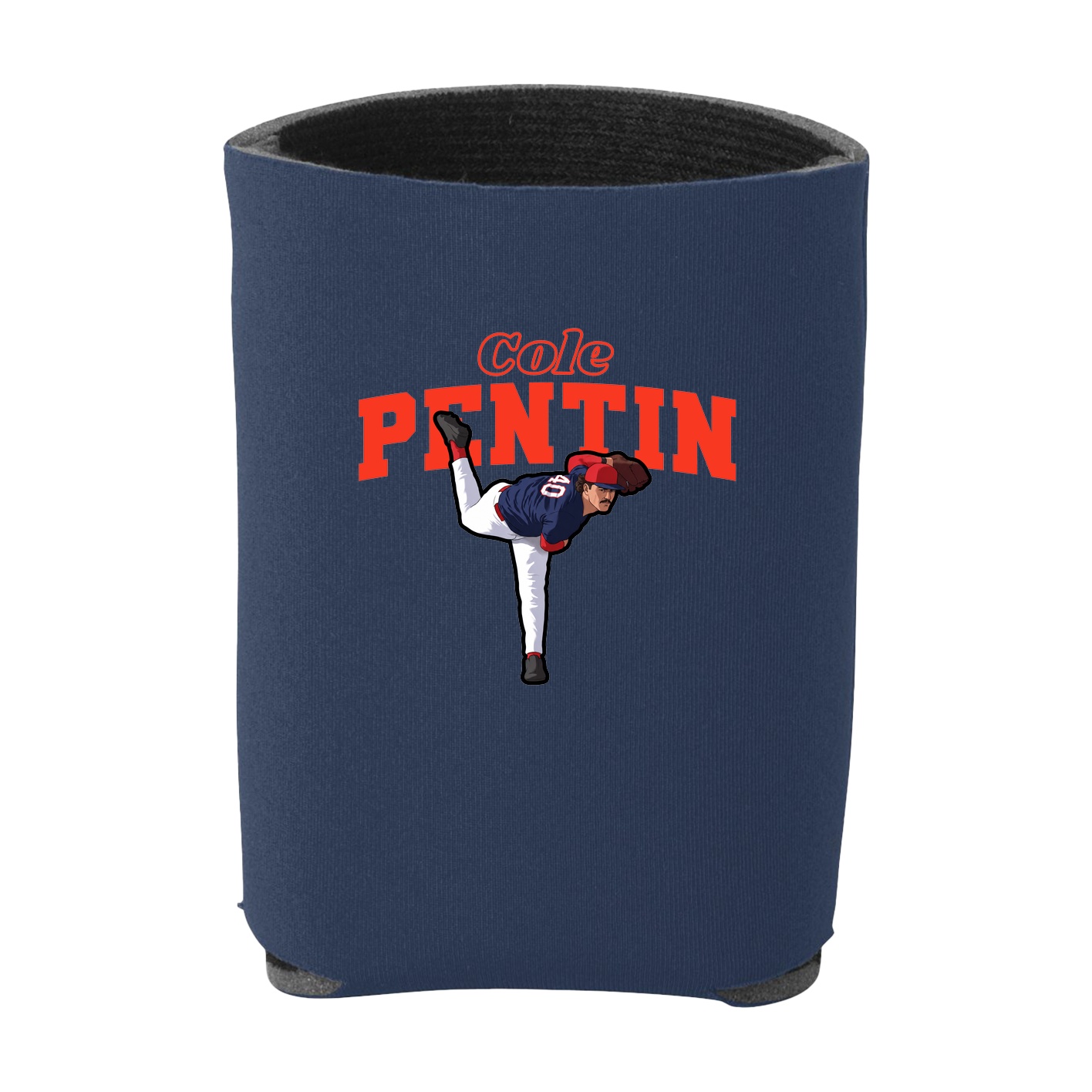 Can Holder — Name Arch in Navy