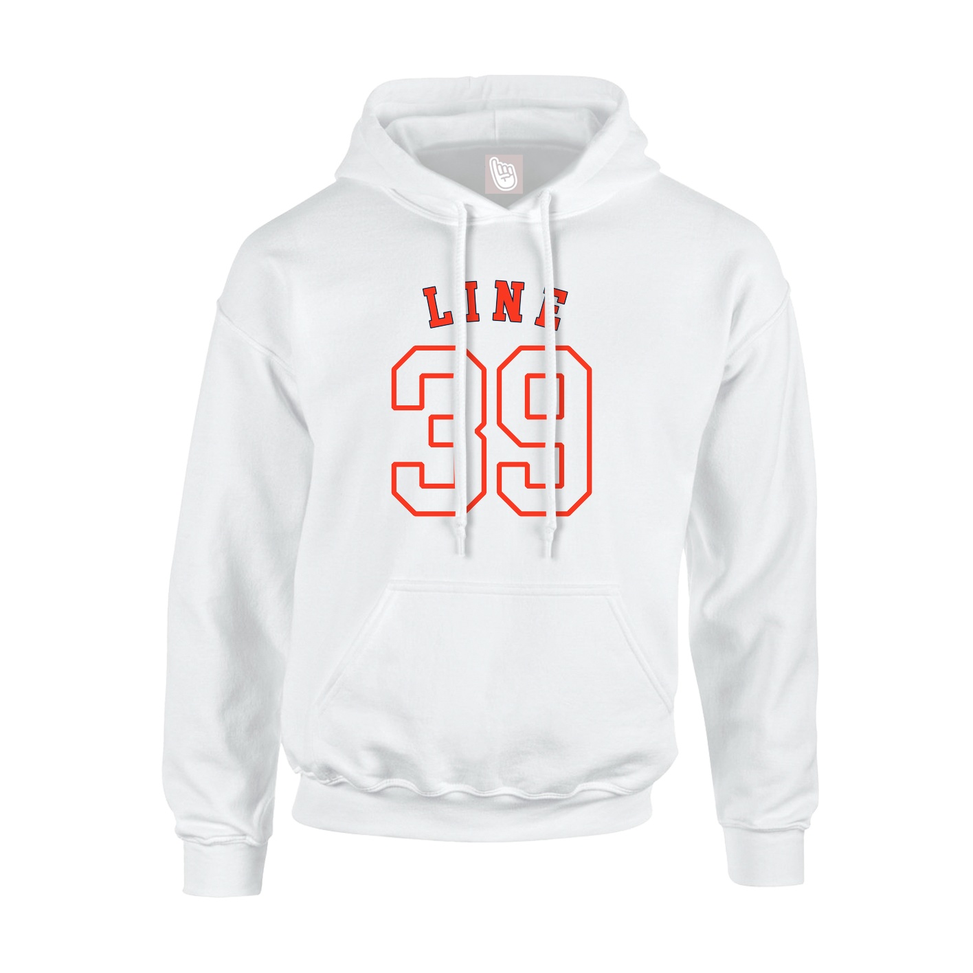 Youth Hoodie — Shirsey Arch in White