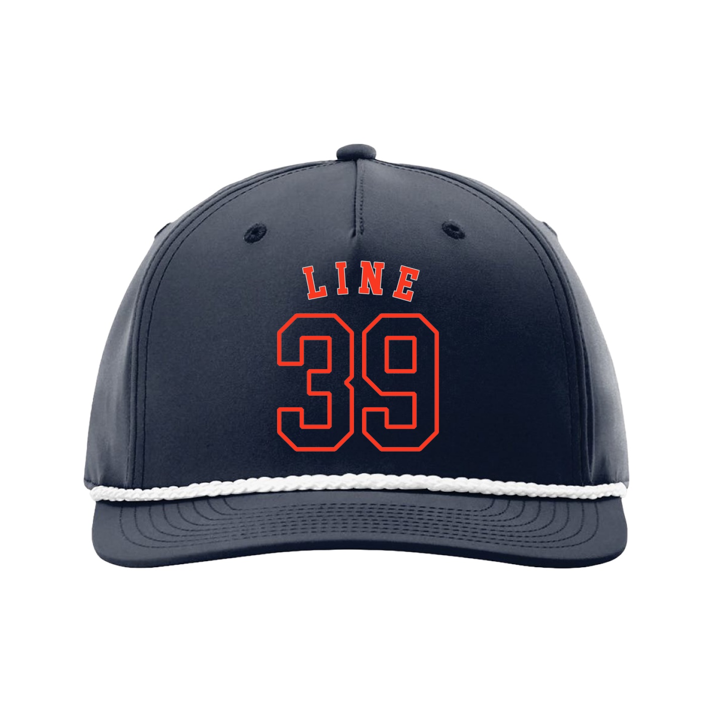 Five-Panel Classic Rope Cap — Shirsey Arch in Navy