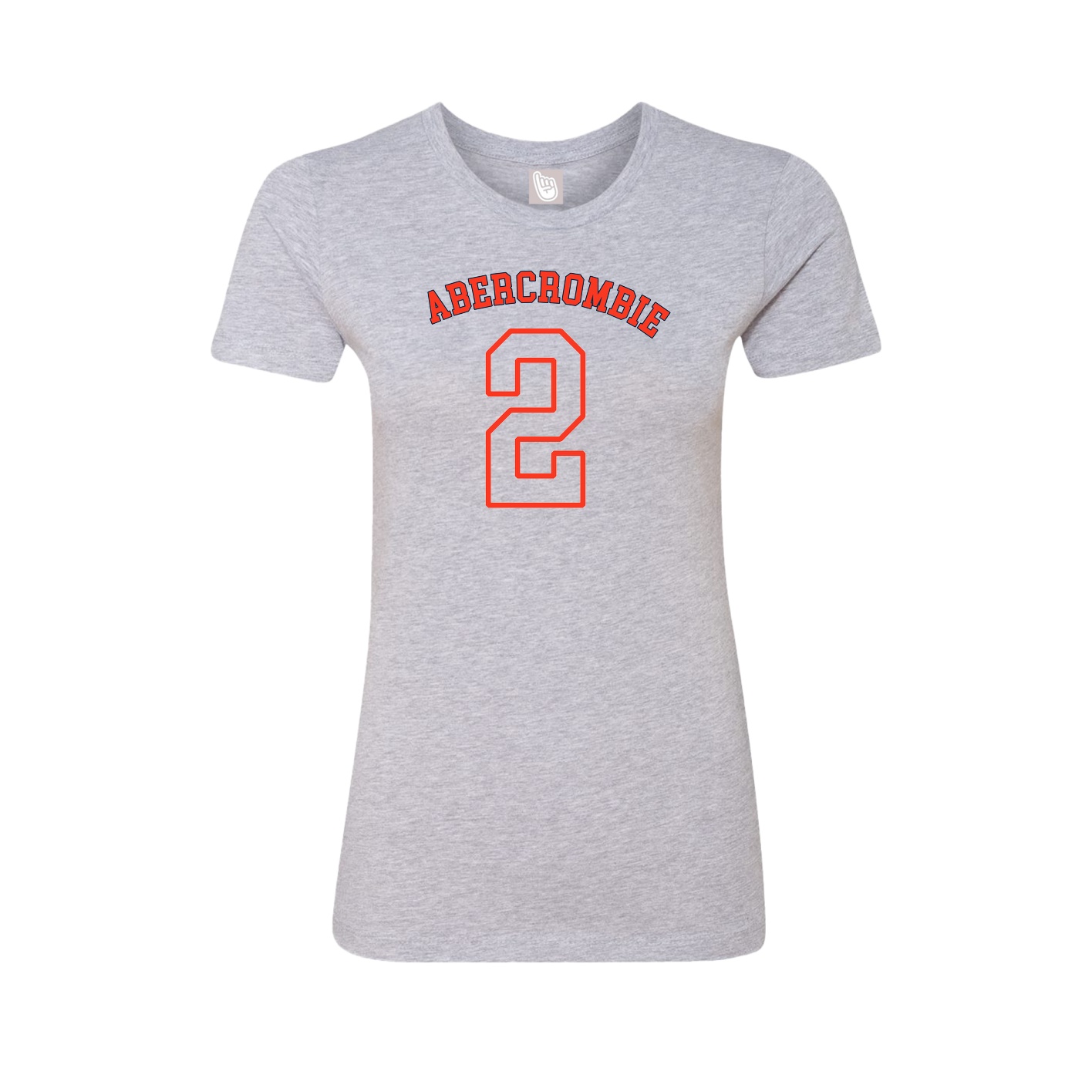 Fitted Women's Tee — Shirsey Arch in Grey