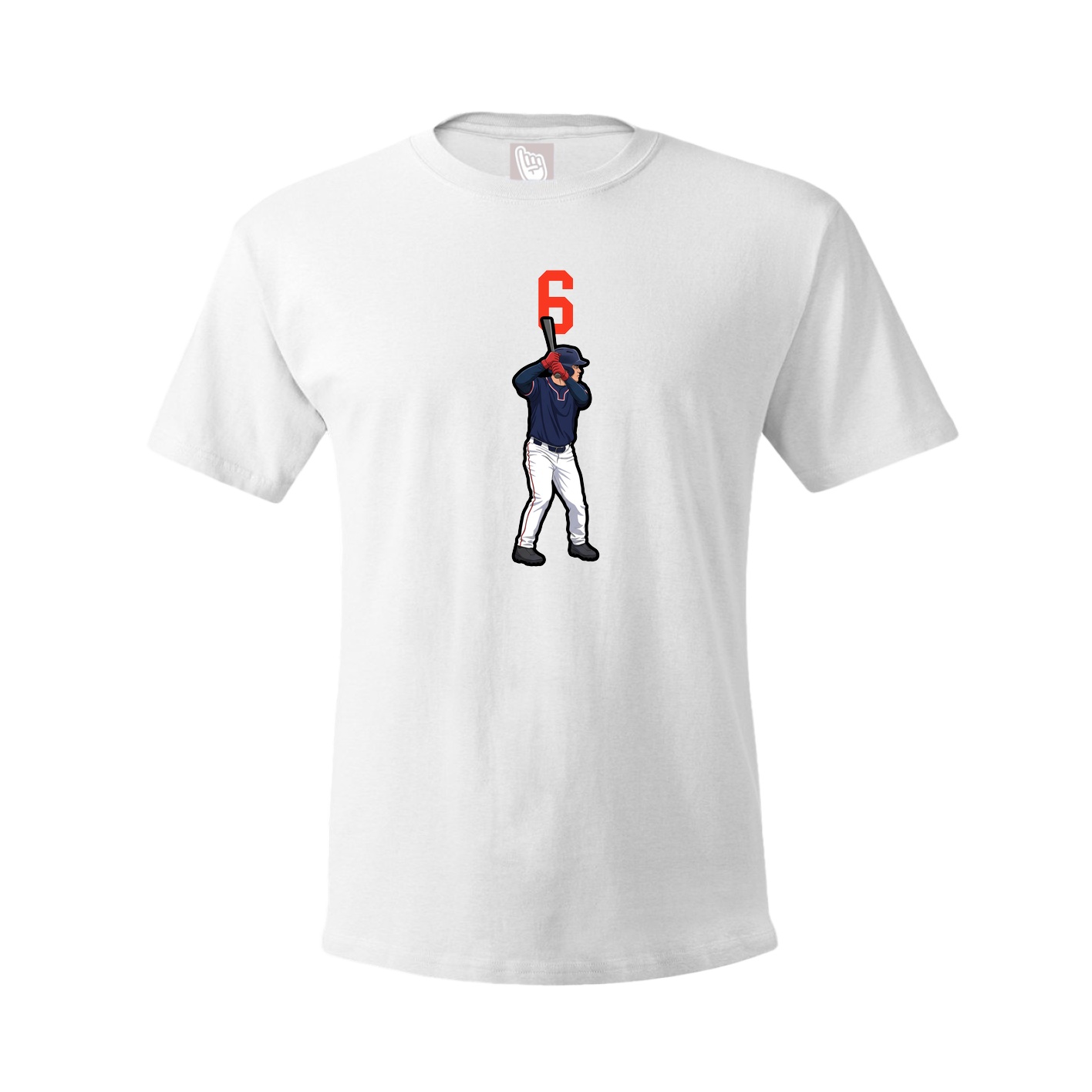 Tee — Number Top in White