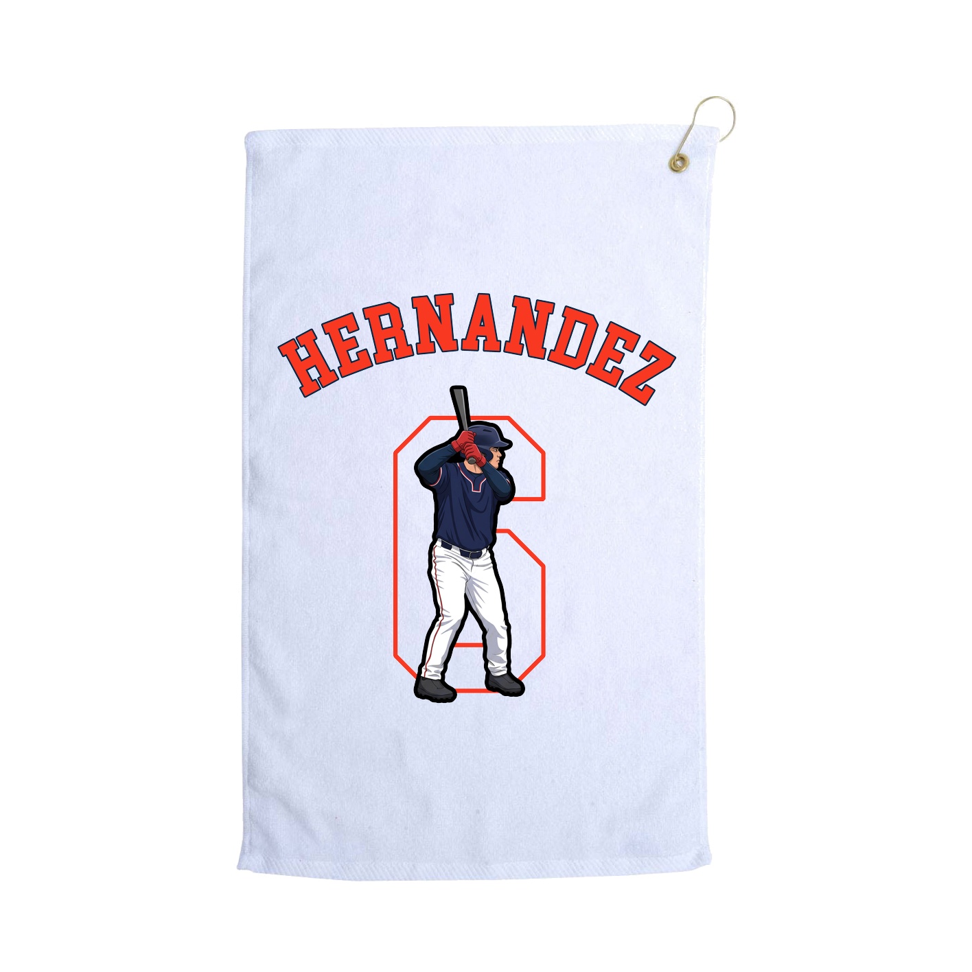 Golf Towel — Shirsey Arch in White