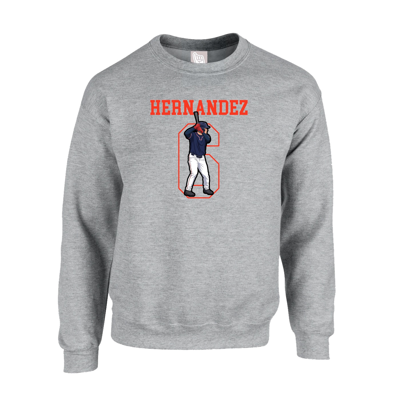 Fleece Crew — Shirsey in Grey