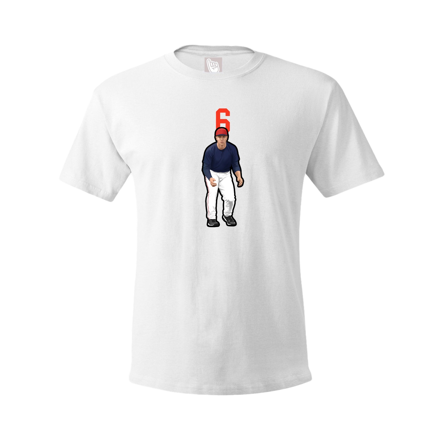 Tee — Number Top in White