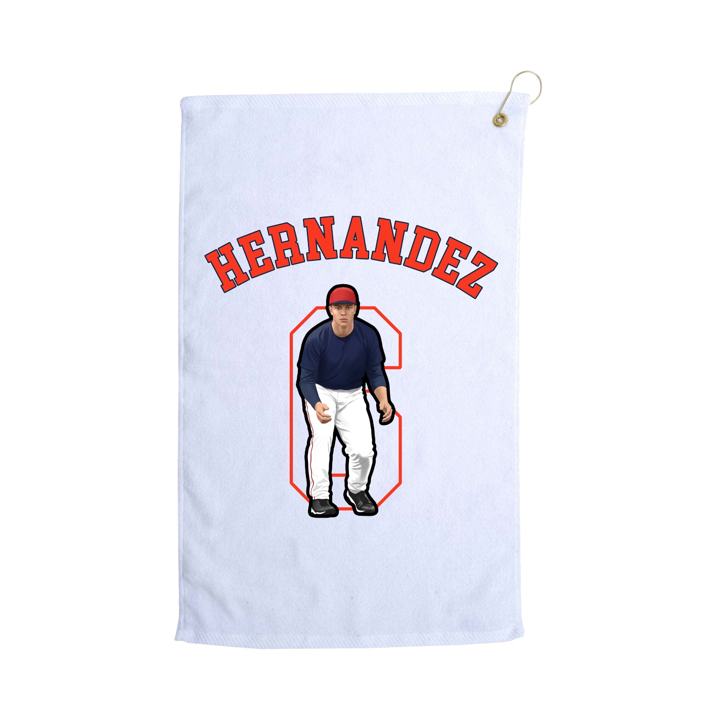 Golf Towel — Shirsey Arch in White