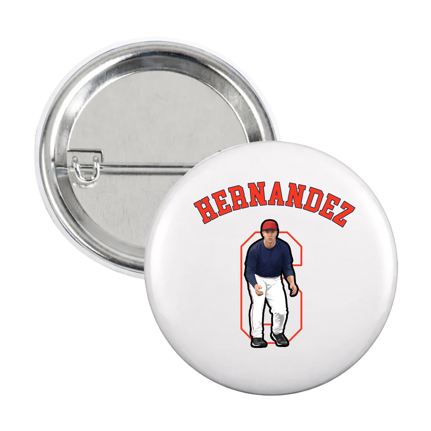 Game Day Button — Shirsey Arch in White