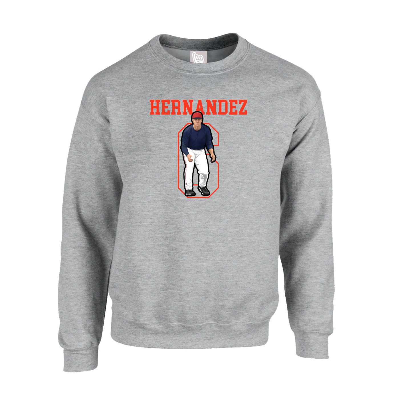 Fleece Crew — Shirsey in Grey