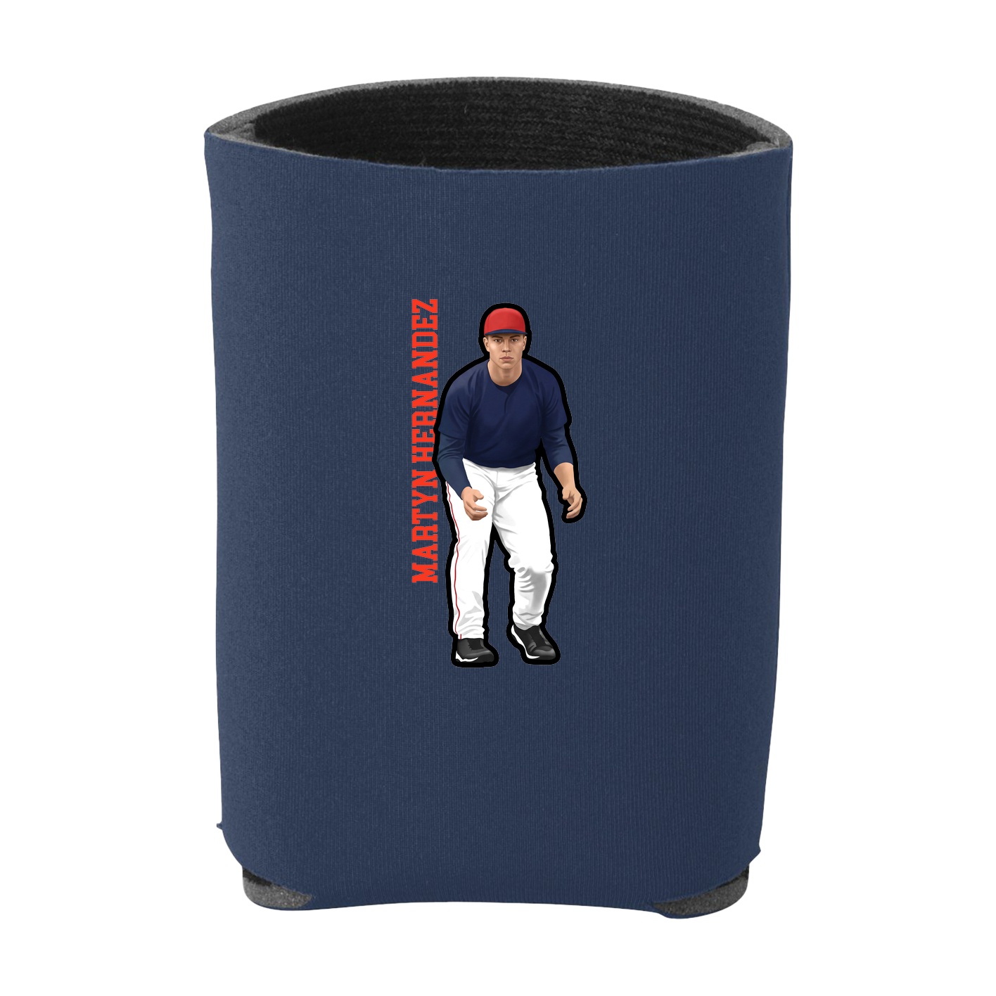 Can Holder — Name Vertical in Navy