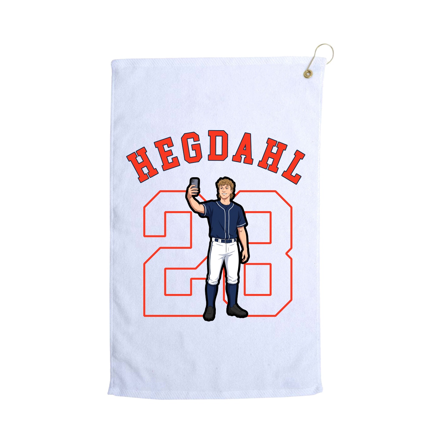 Golf Towel — Shirsey Arch in White