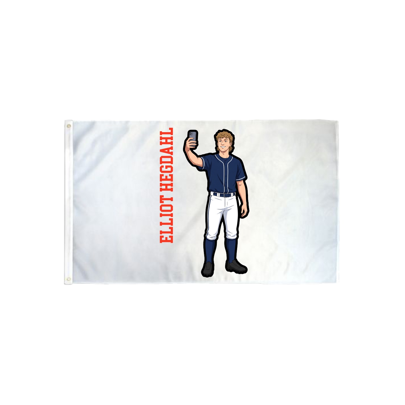 3x5 Flag — Name Vertical in Classic