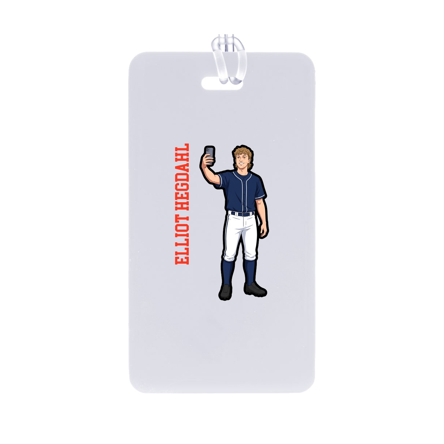 Bag Tag — Name Vertical in Classic