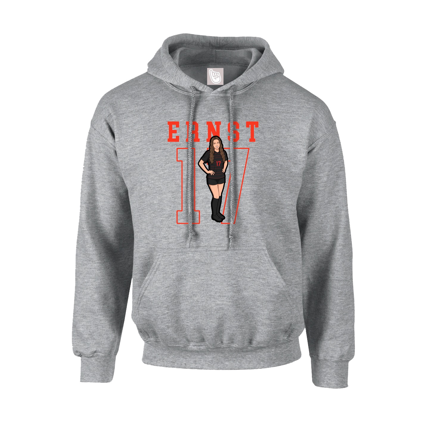 Youth Hoodie — Shirsey in Grey