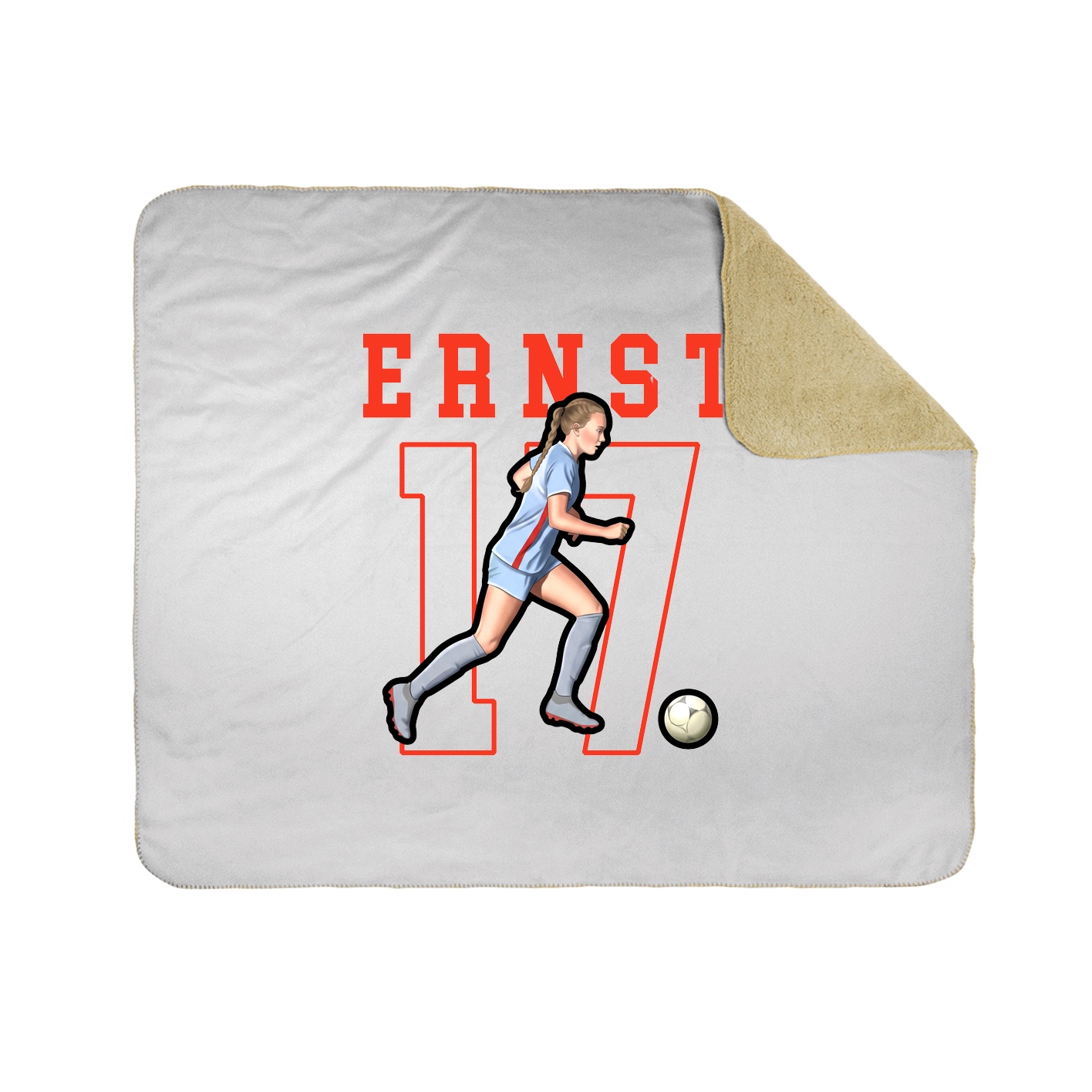 Throw Blanket — Shirsey in White