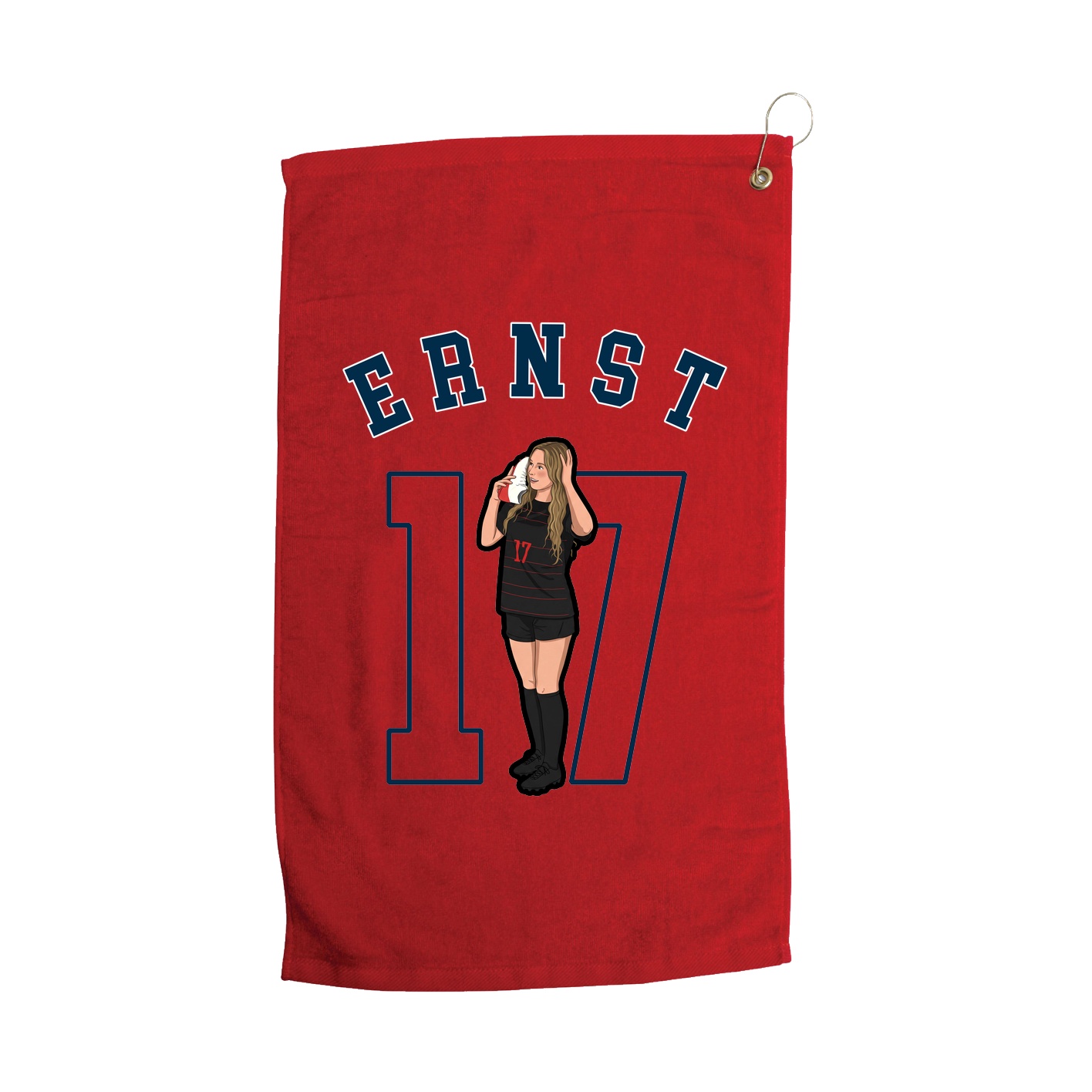 Golf Towel — Shirsey Arch in Red