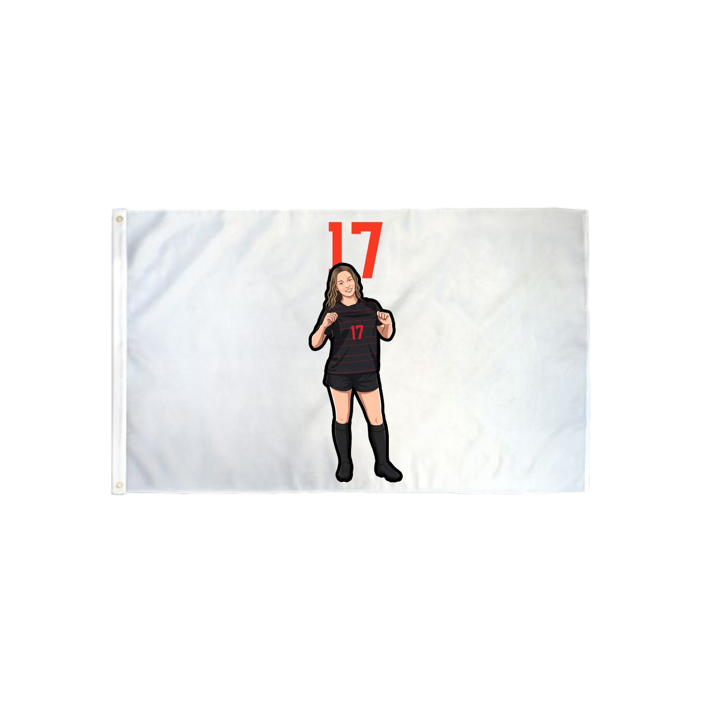 3x5 Flag — Number Top in Classic