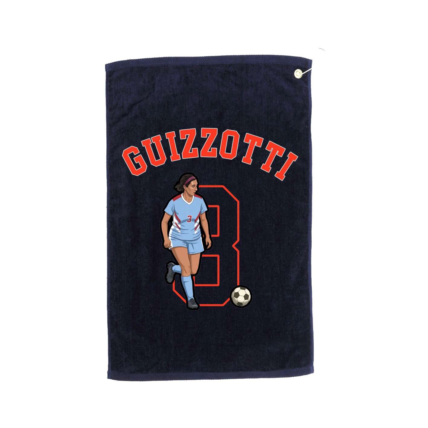 Golf Towel — Shirsey Arch in Navy