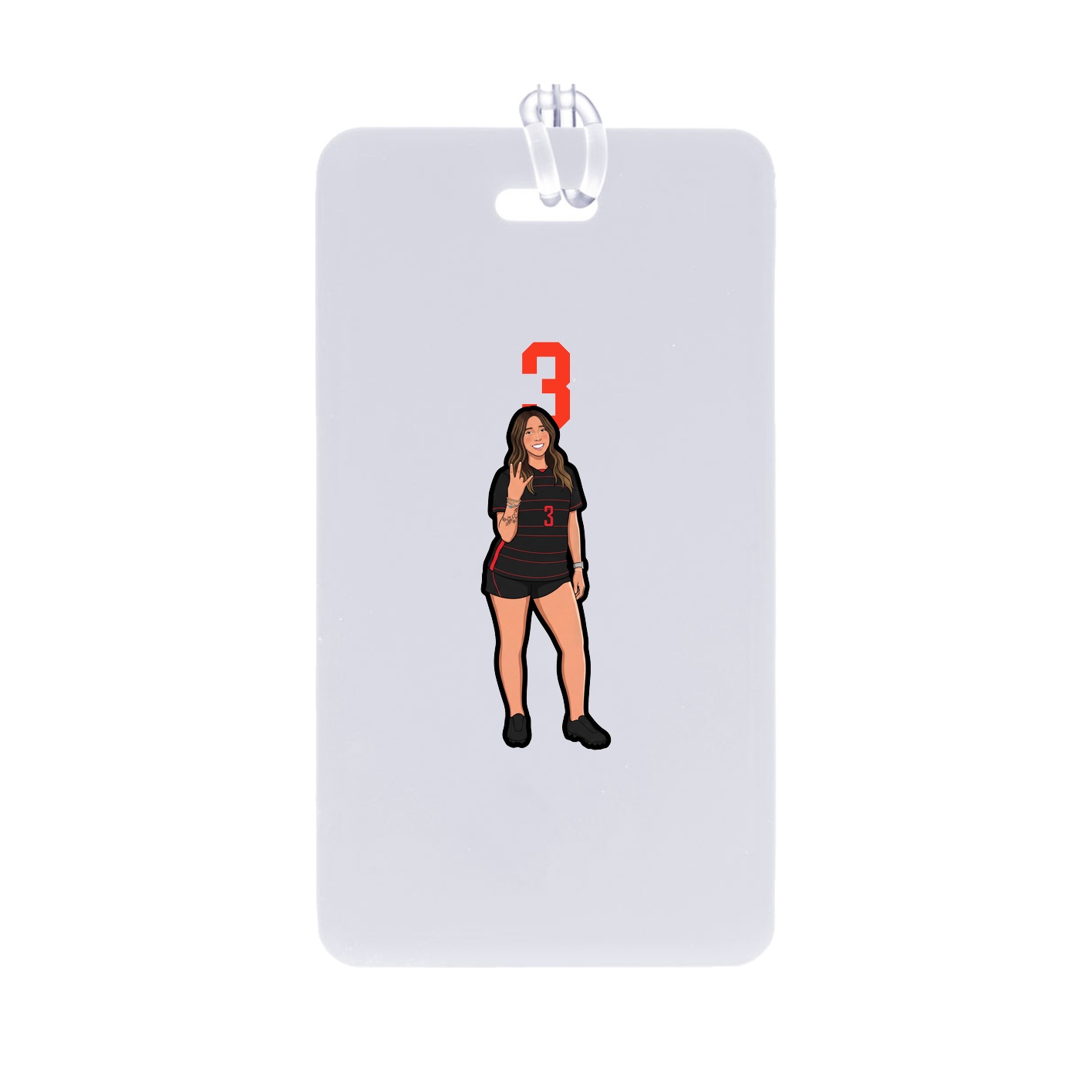 Bag Tag — Number Top in Classic