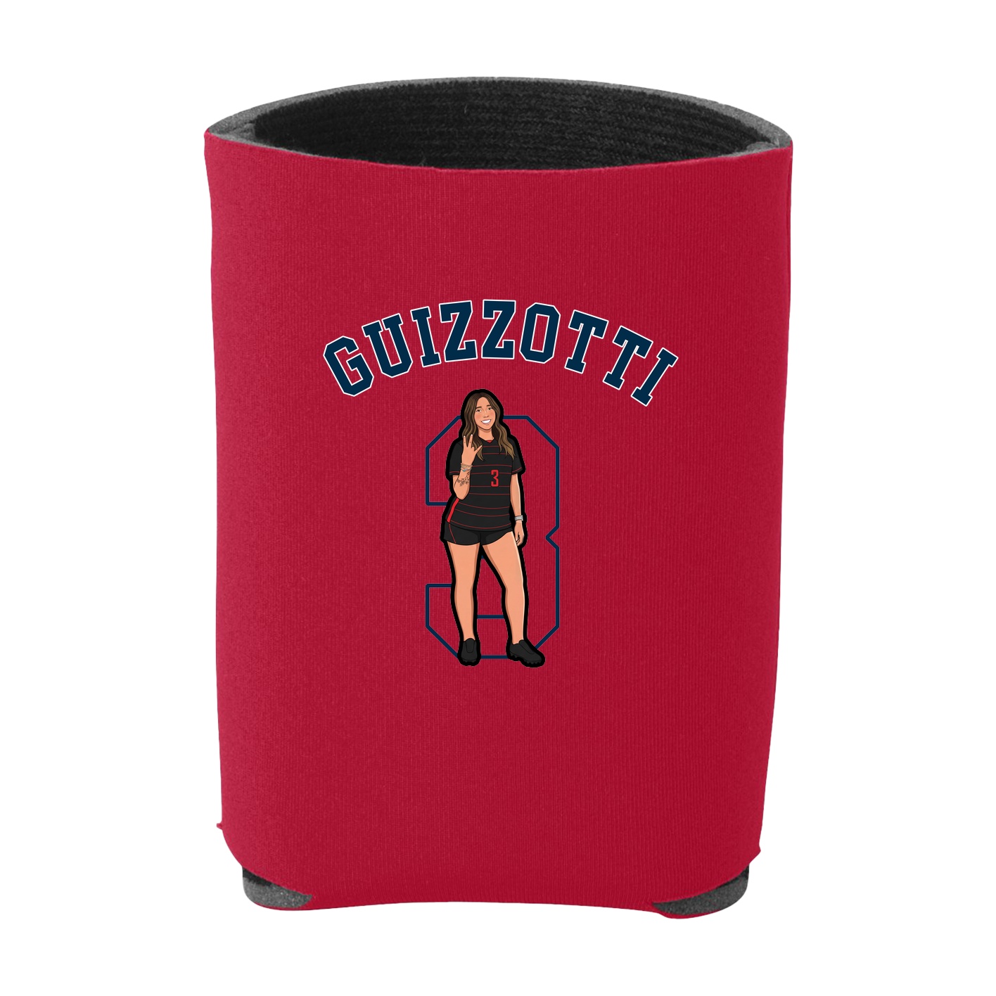 Can Holder — Shirsey Arch in Red