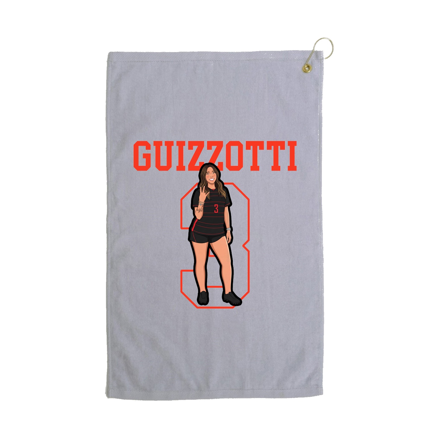 Golf Towel — Shirsey in Grey