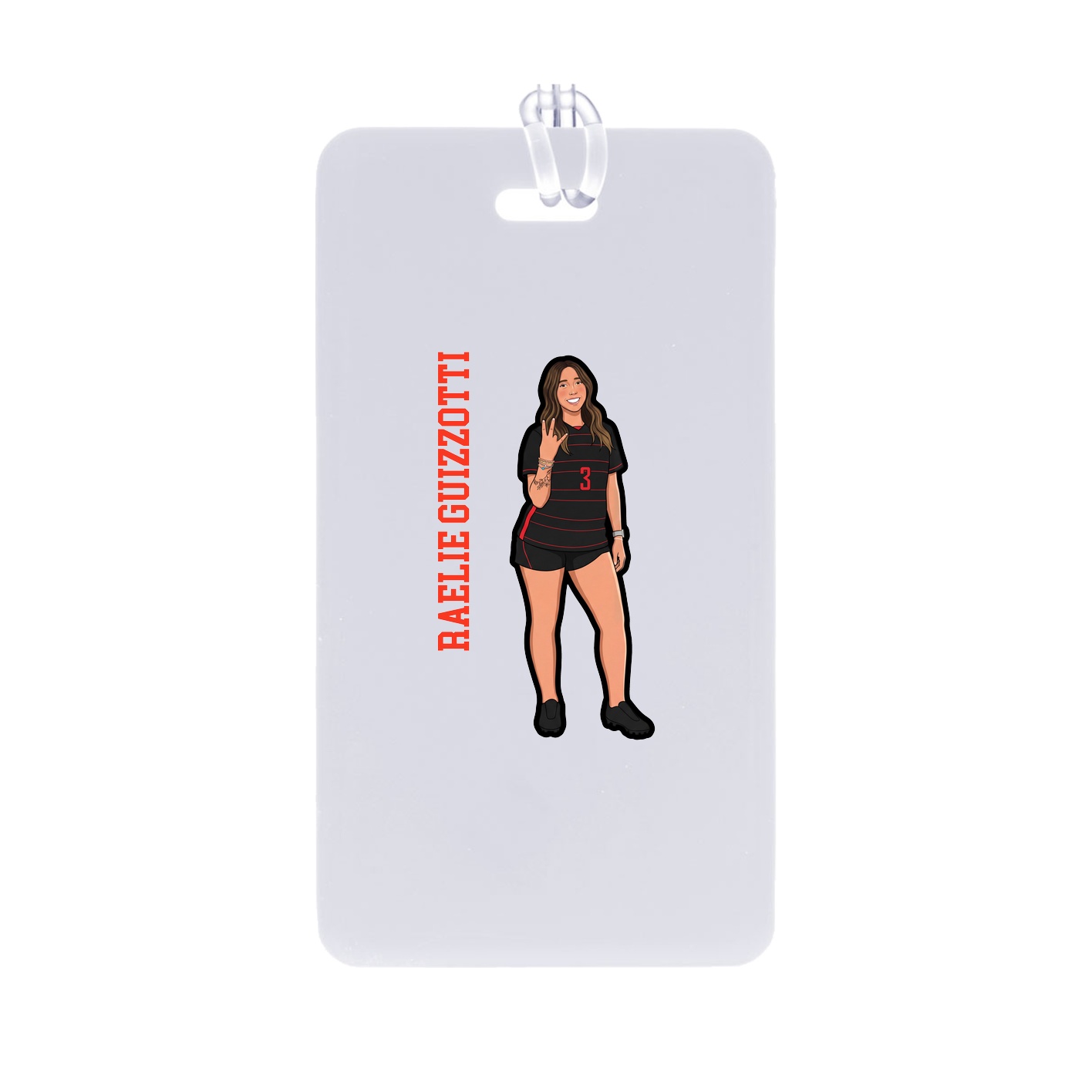 Bag Tag — Name Vertical in Classic