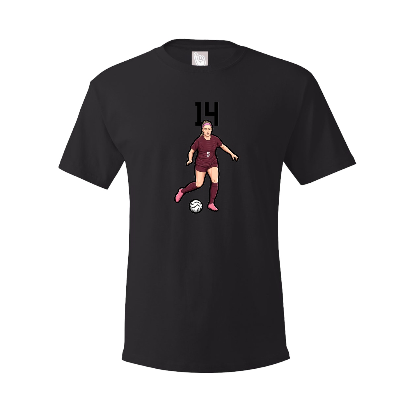 Tee — Number Top in Black