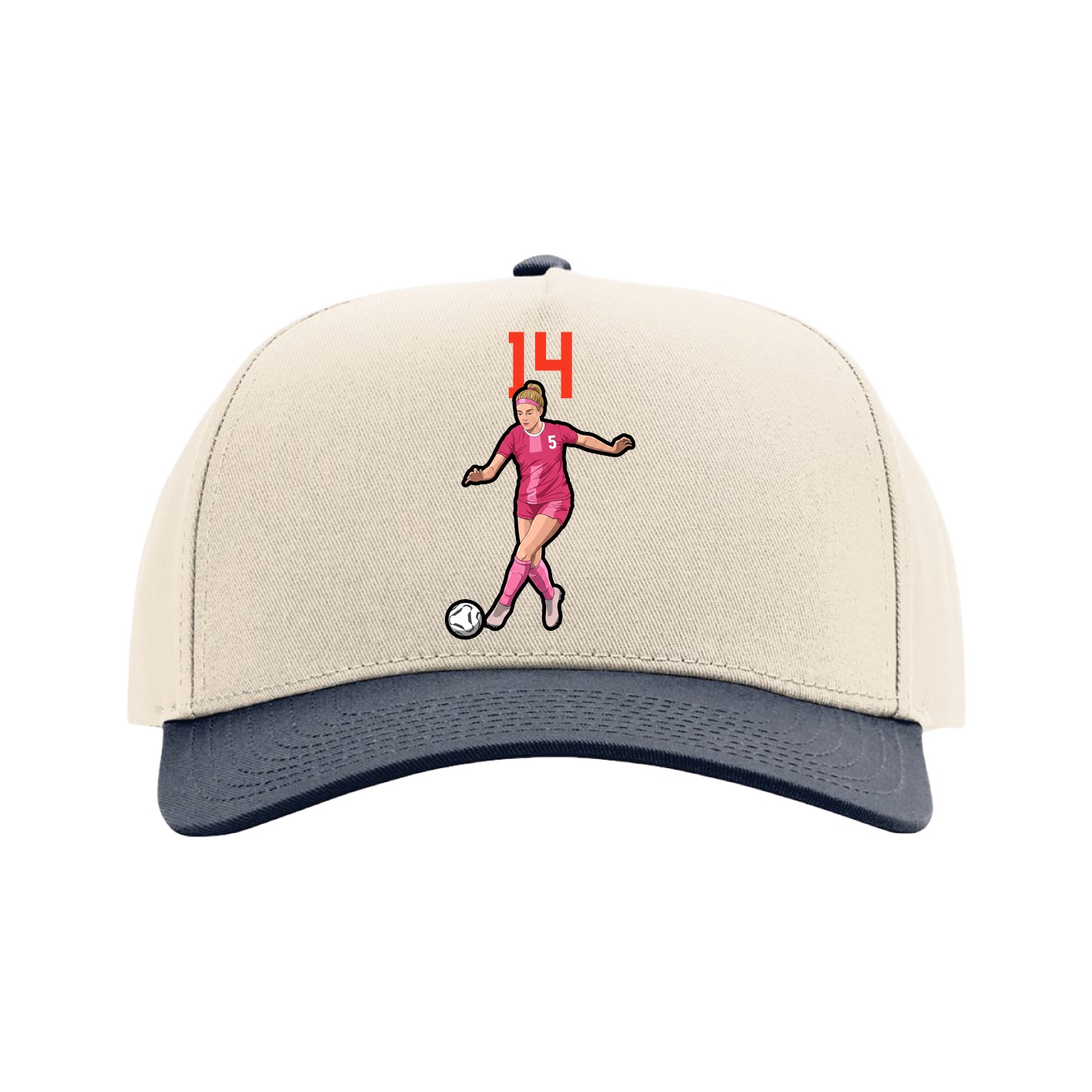Full Fabric Five-Panel Champ Cap