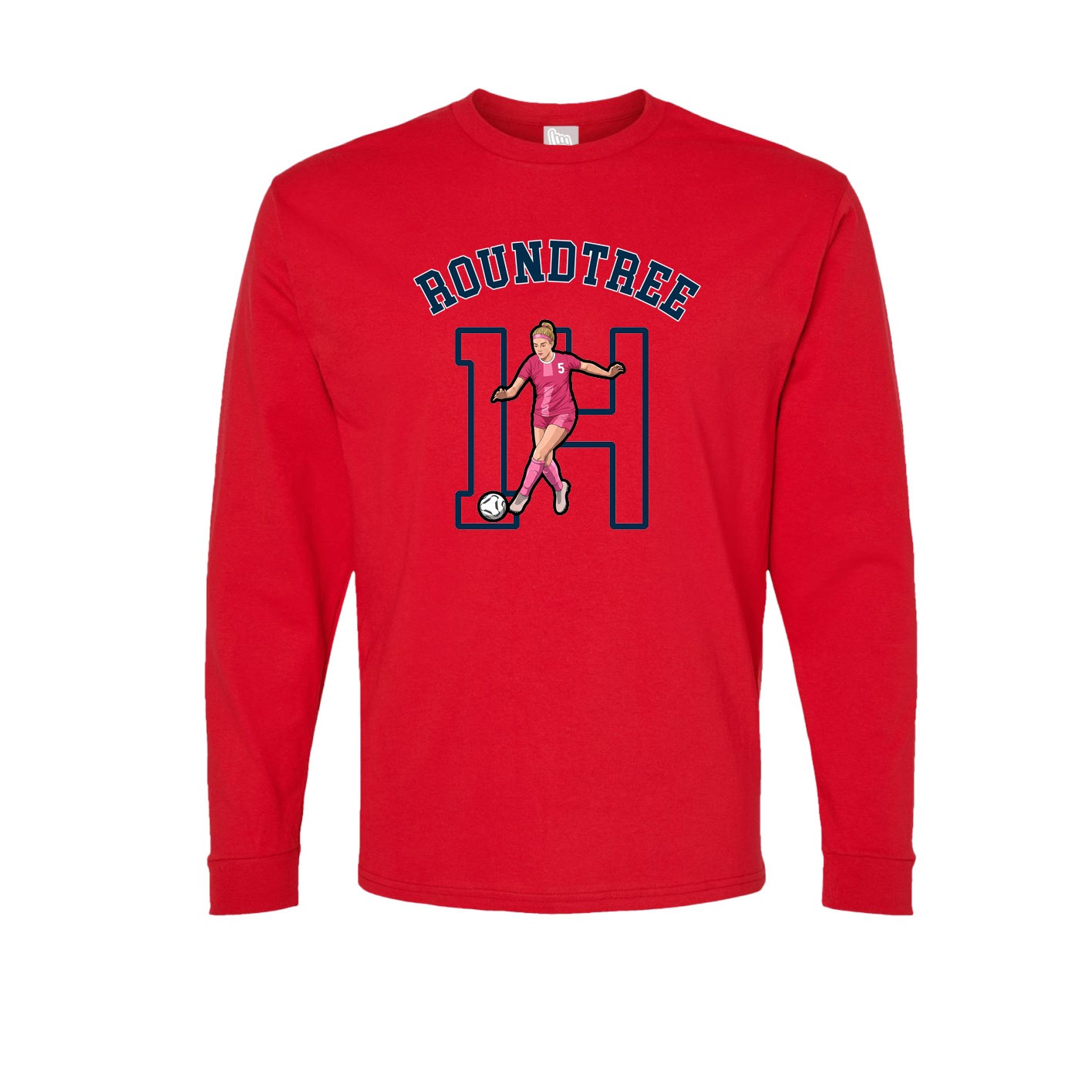 Long Sleeve Tee — Shirsey Arch in Red