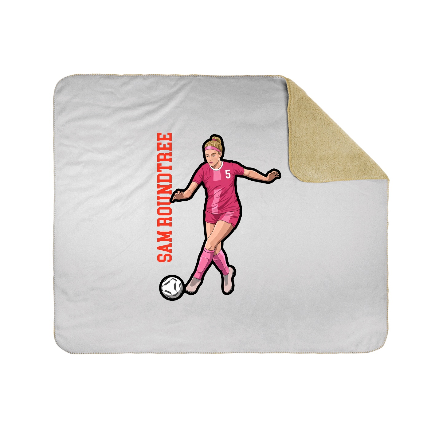 50x60 Sherpa Lined Throw Blanket