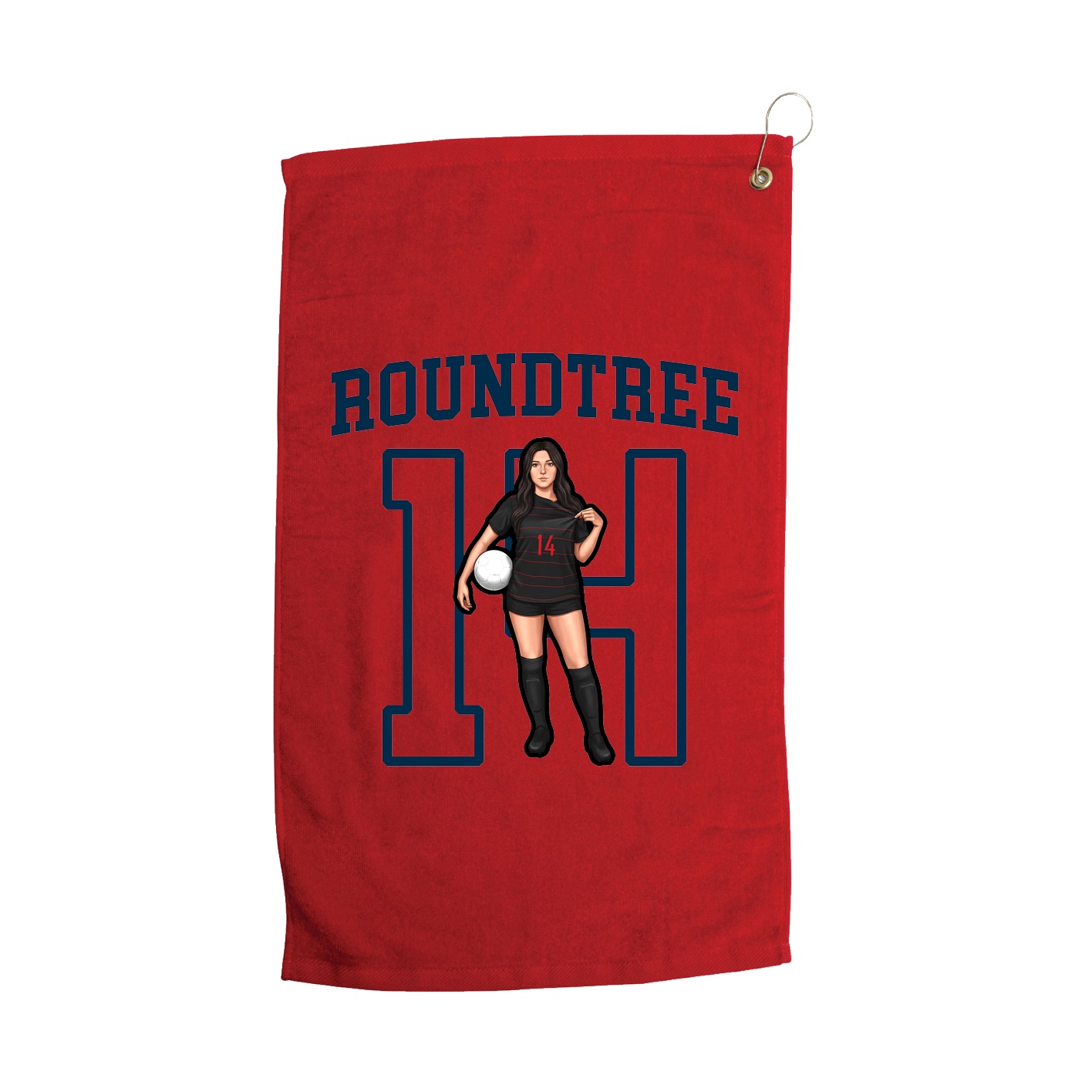 Golf Towel — Shirsey in Red