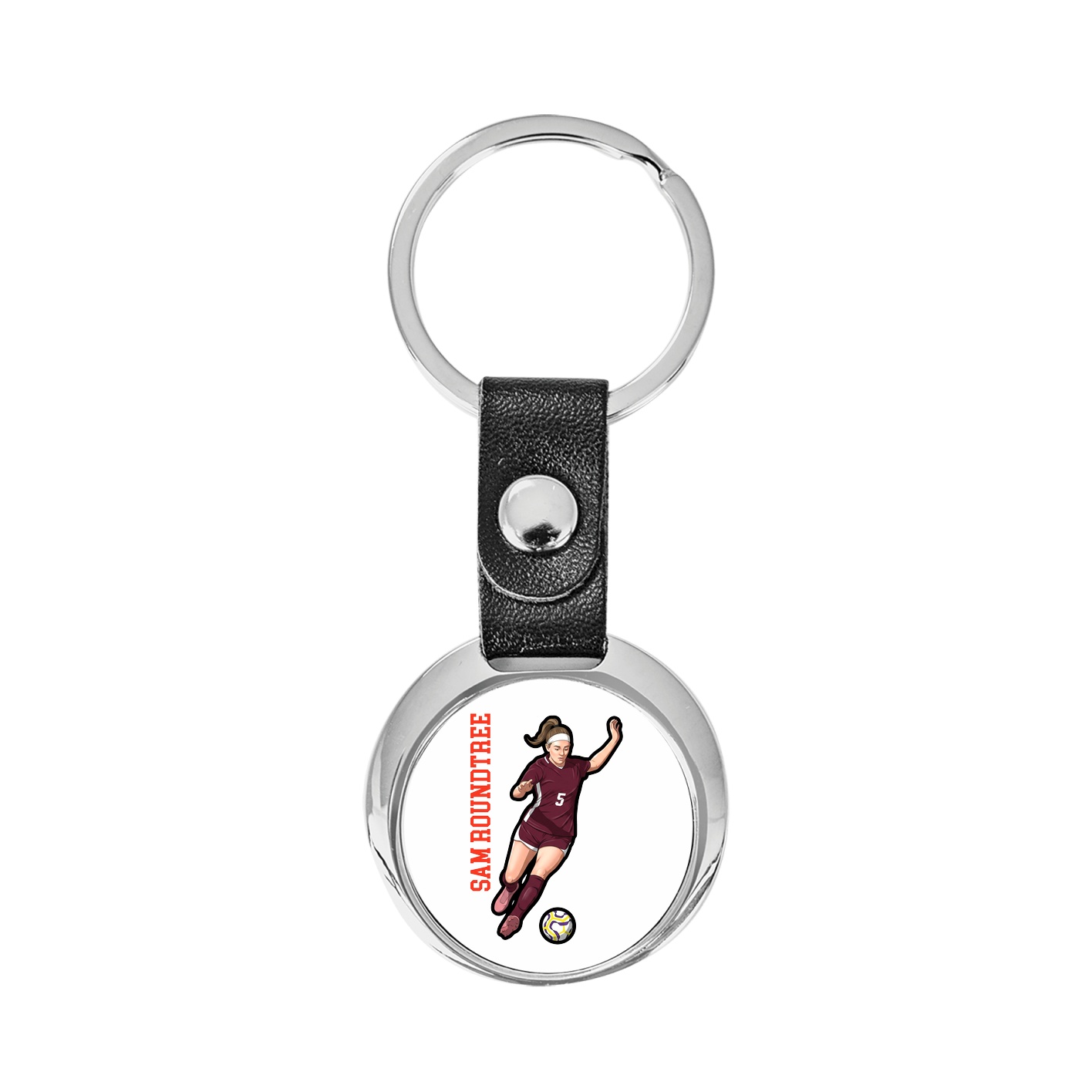 Key Chain — Name Vertical in Classic
