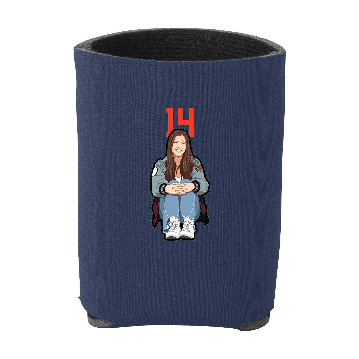 Can Holder — Number Top in Navy