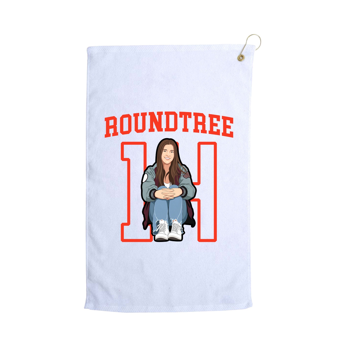 Golf Towel — Shirsey in White