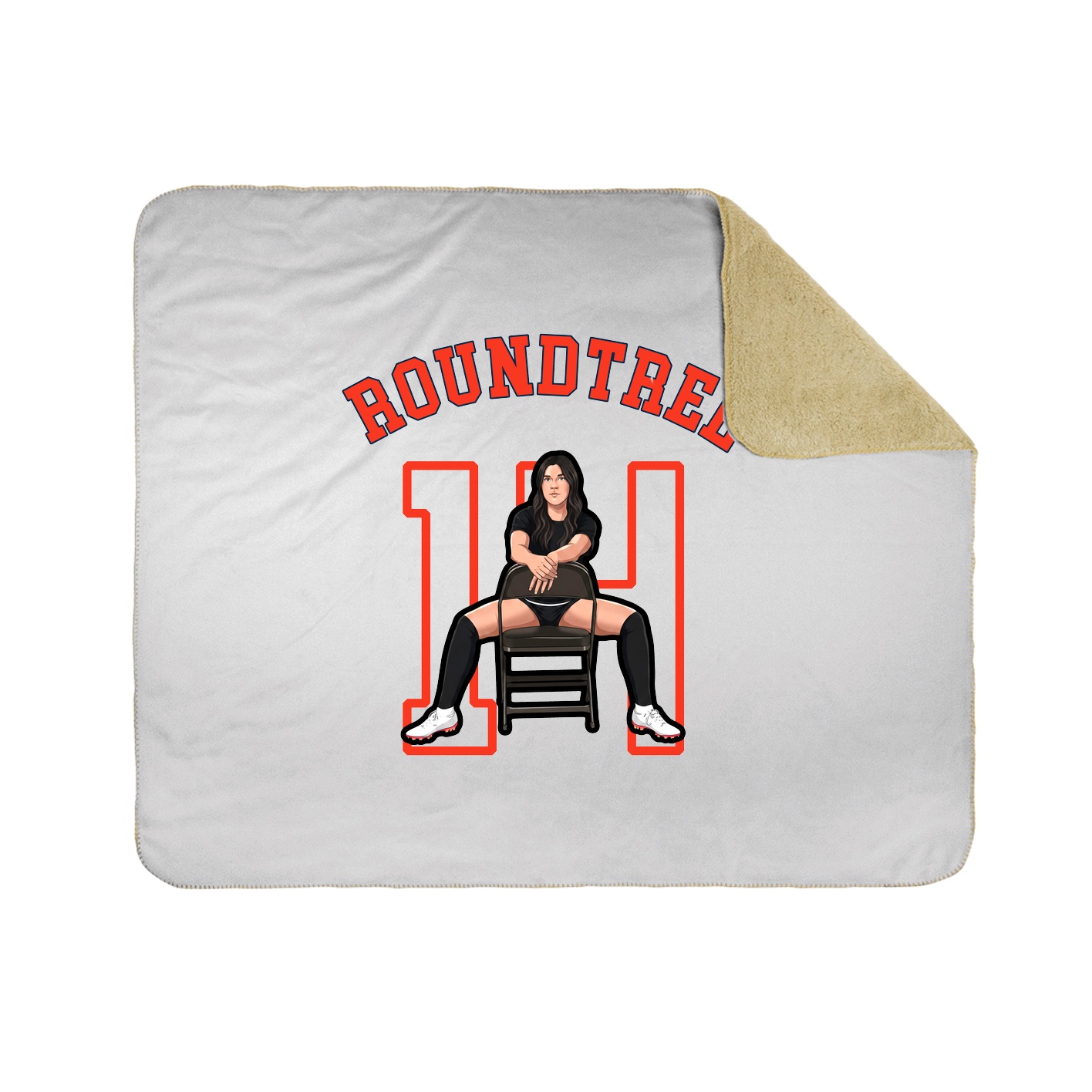 Throw Blanket — Shirsey Arch in White