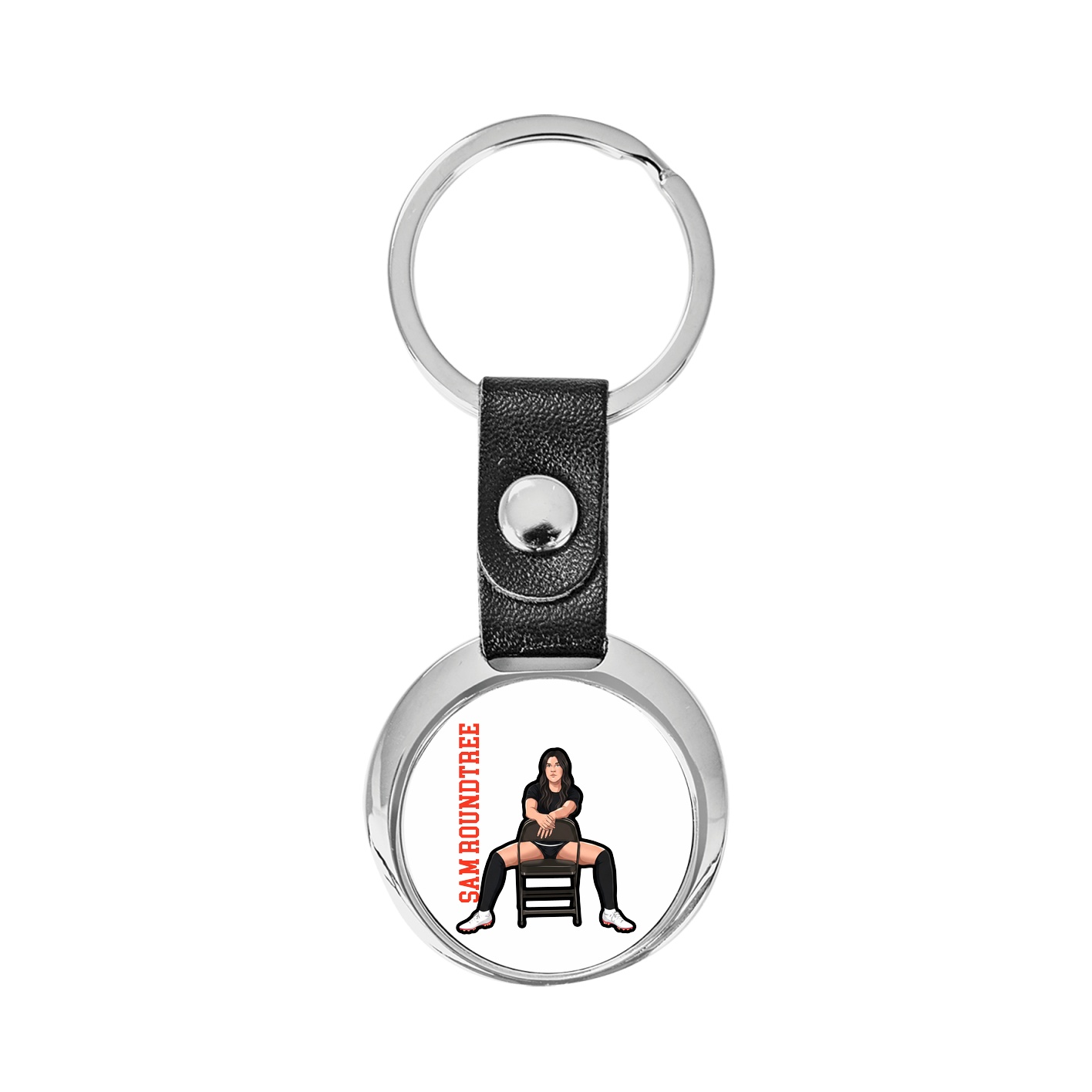 Key Chain — Name Vertical in Classic