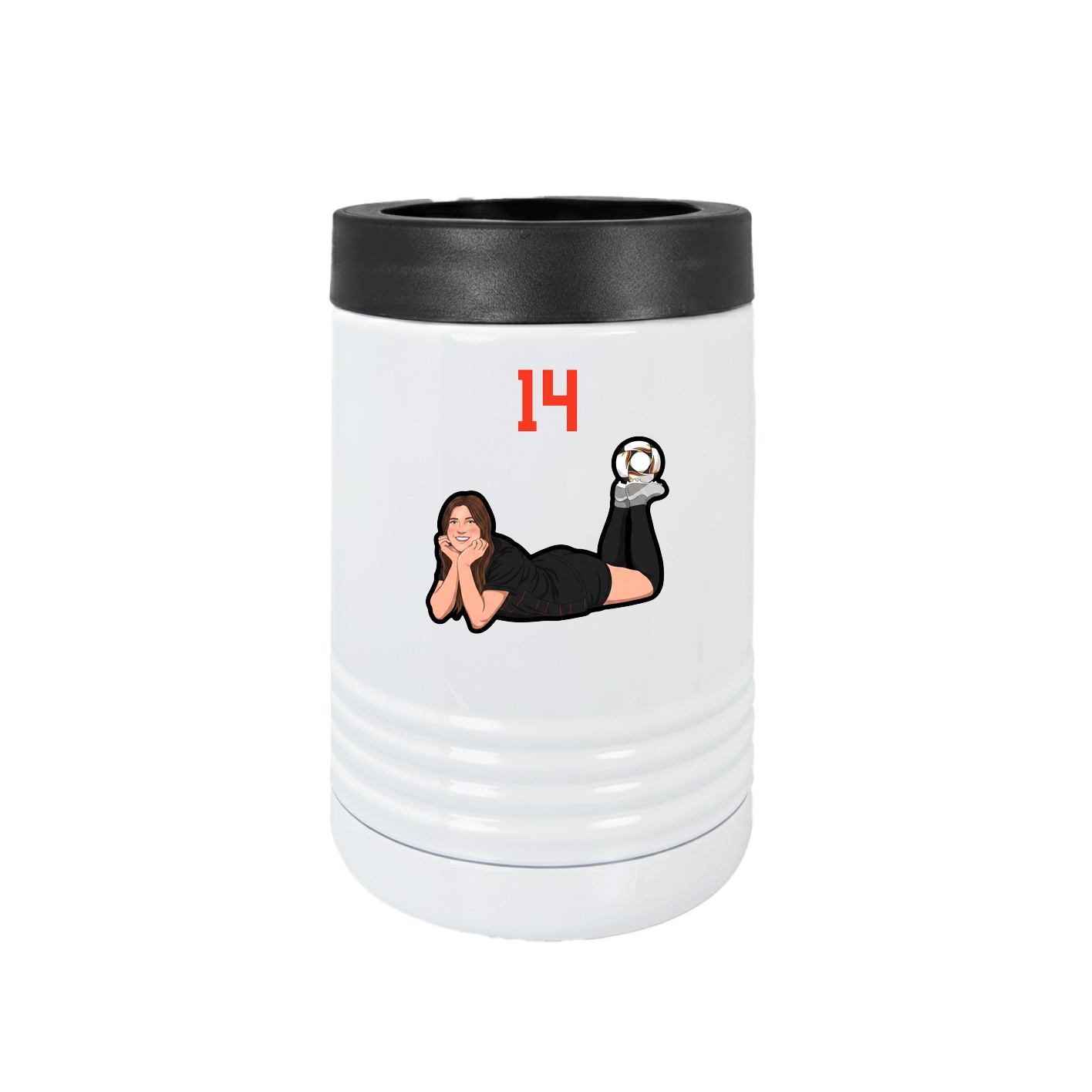 Beverage Holder — Number Top in White