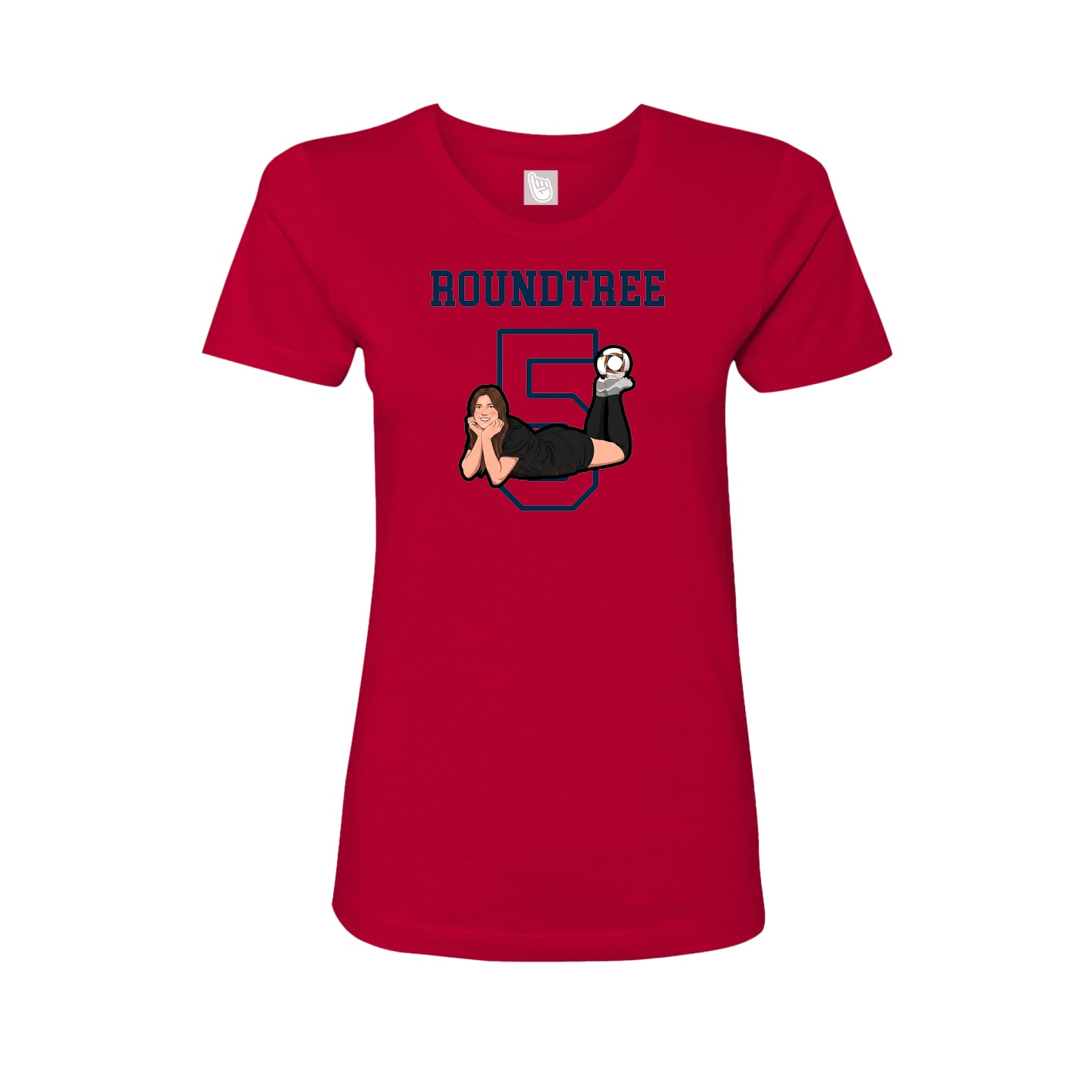 Fitted Women's Tee — Shirsey in Red