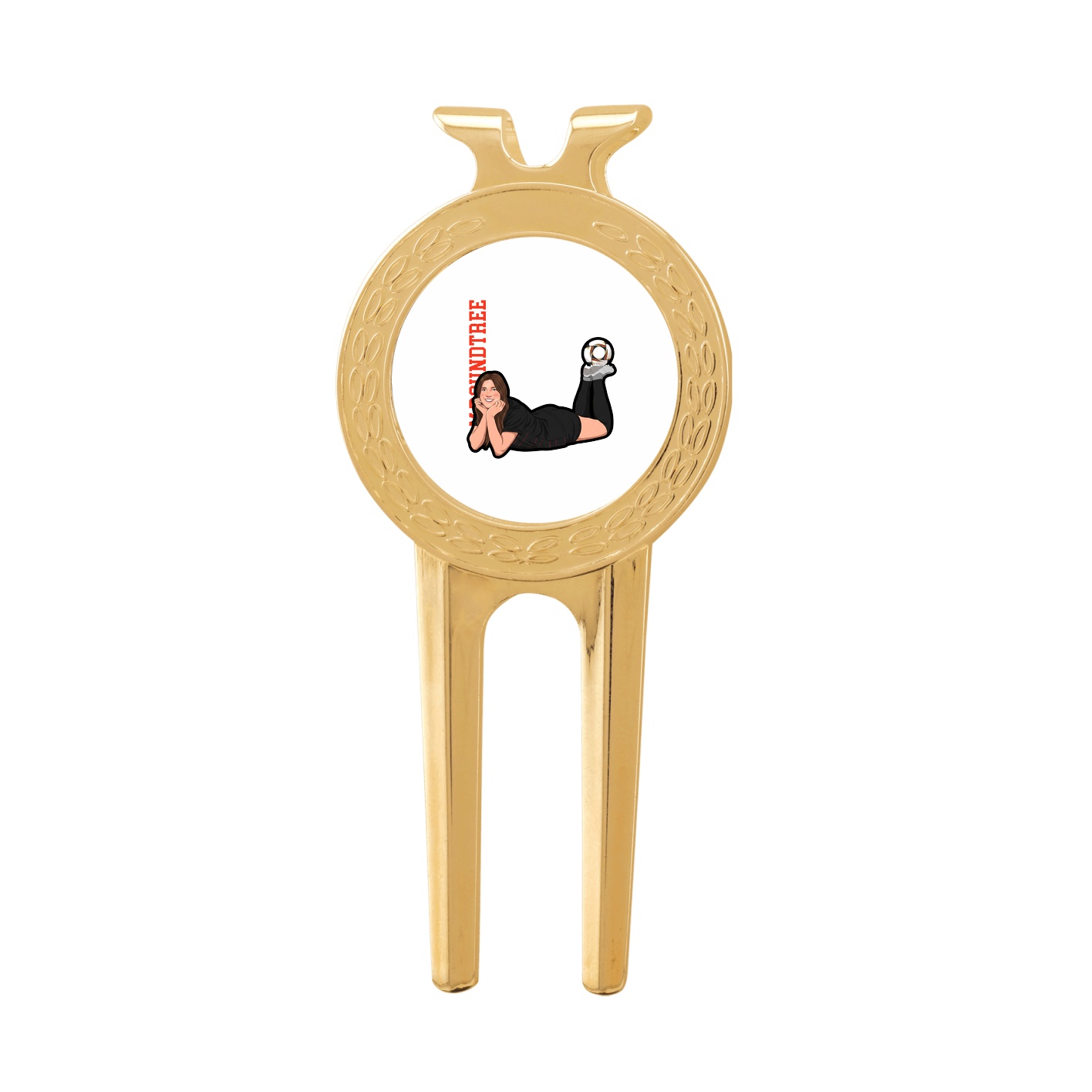 Divot Tool with Ball Marker — Name Vertical in Classic