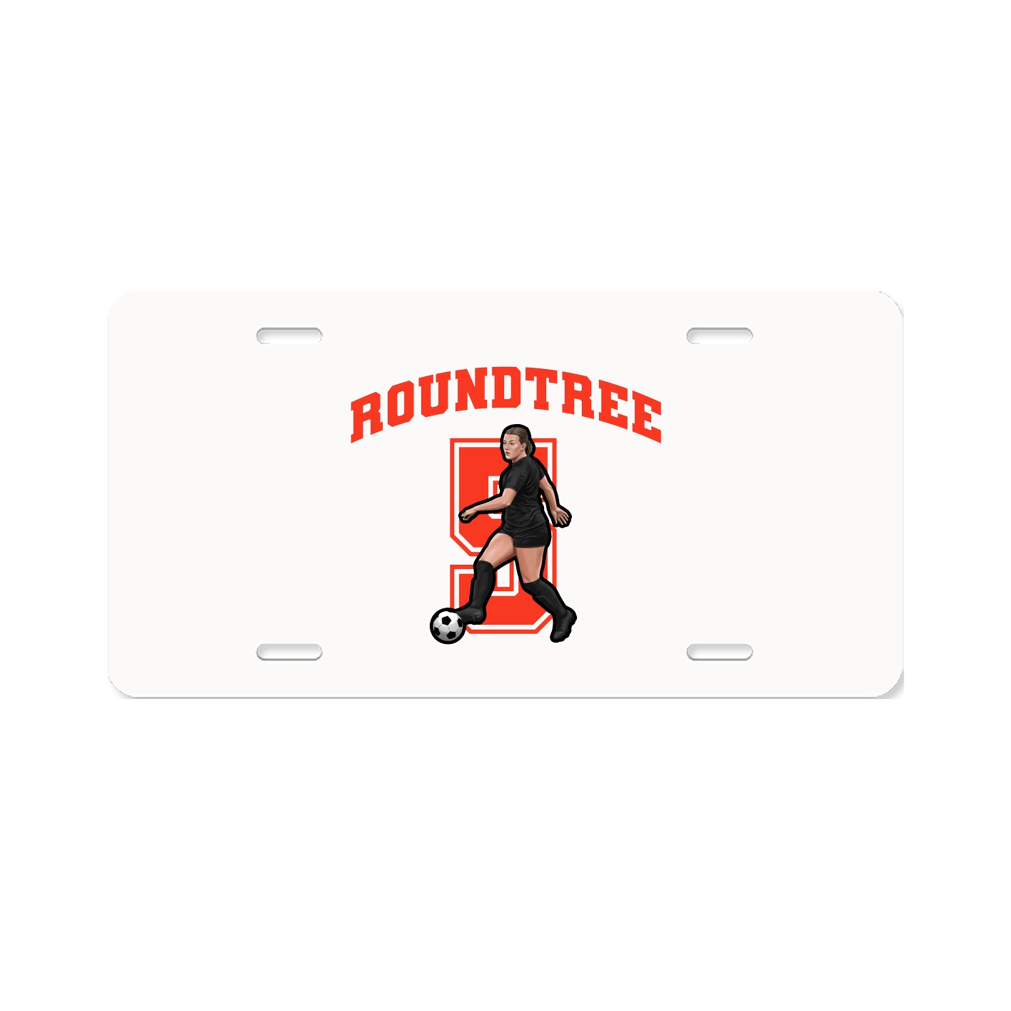 License Plate — Number in Classic