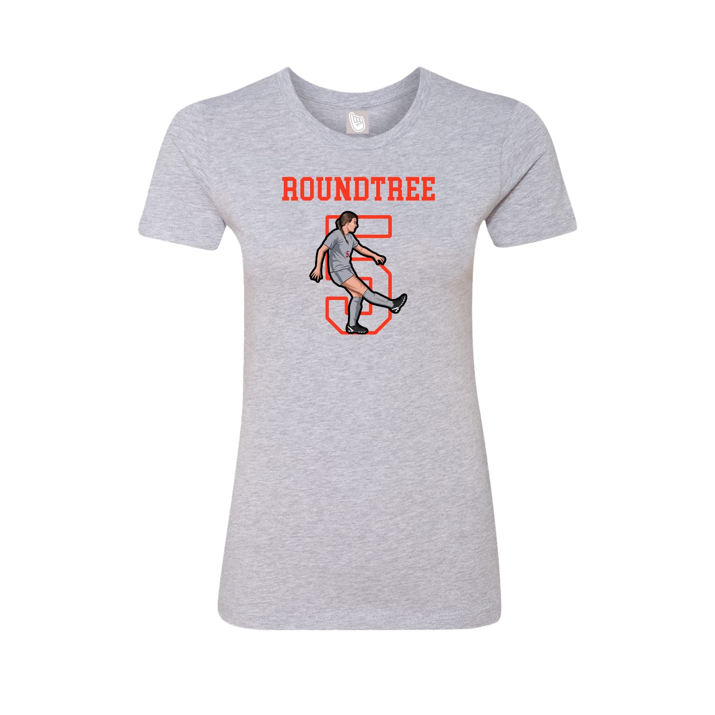 Fitted Women's Tee — Shirsey in Grey