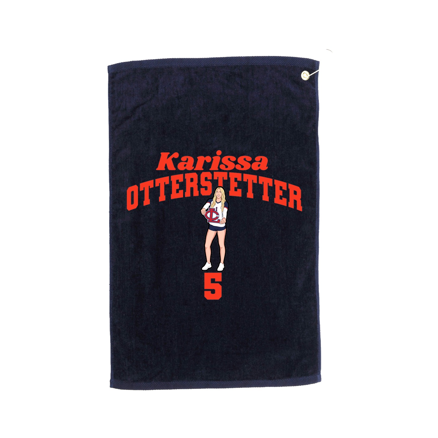 Golf Towel — Signature Arch in Navy