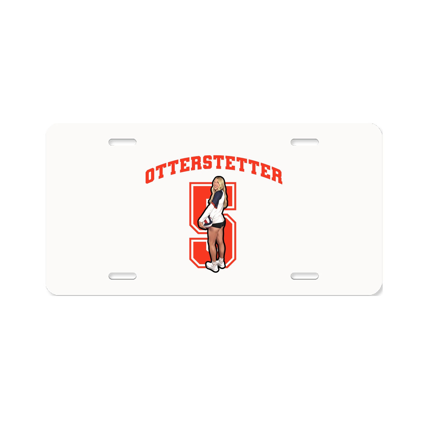 License Plate — Number in Classic