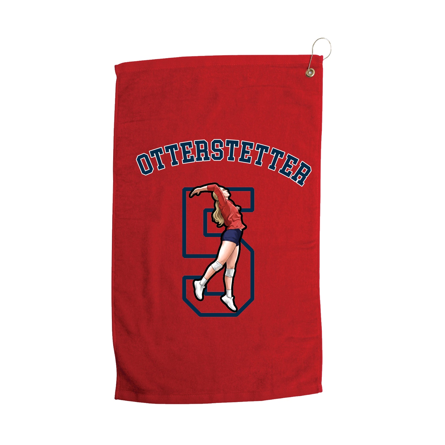 Golf Towel — Shirsey Arch in Red