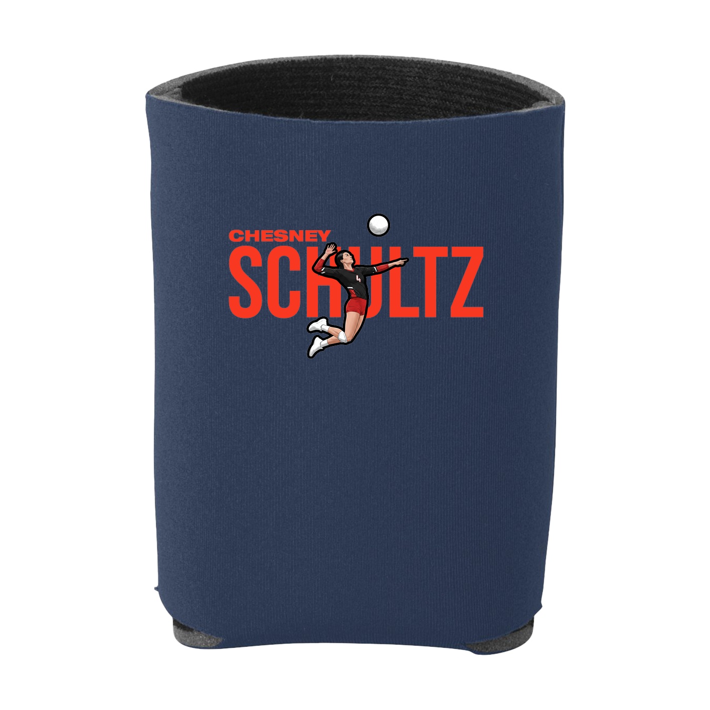 Can Holder — Player Name in Navy