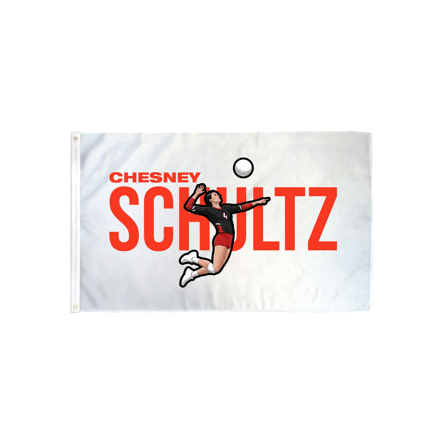 3x5 Flag — Player Name in Classic