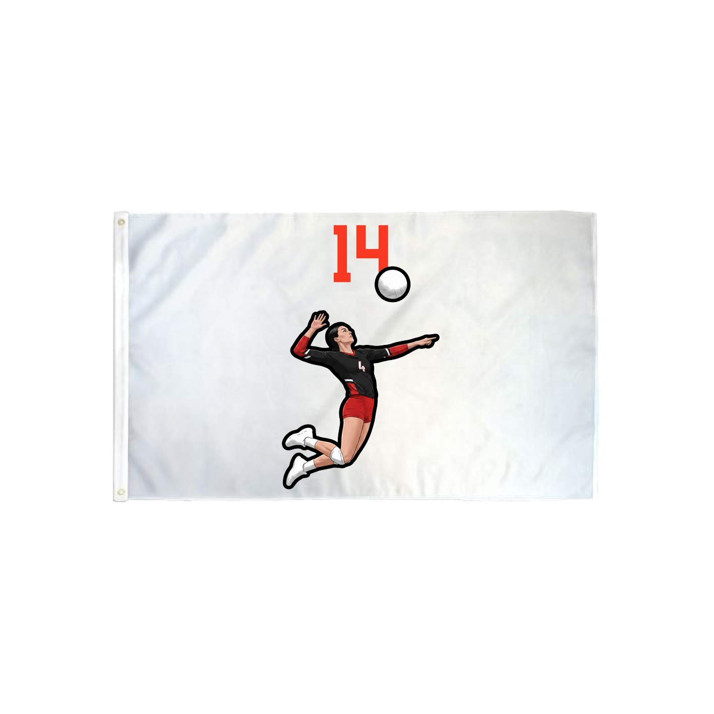 3x5 Flag — Number Top in Classic