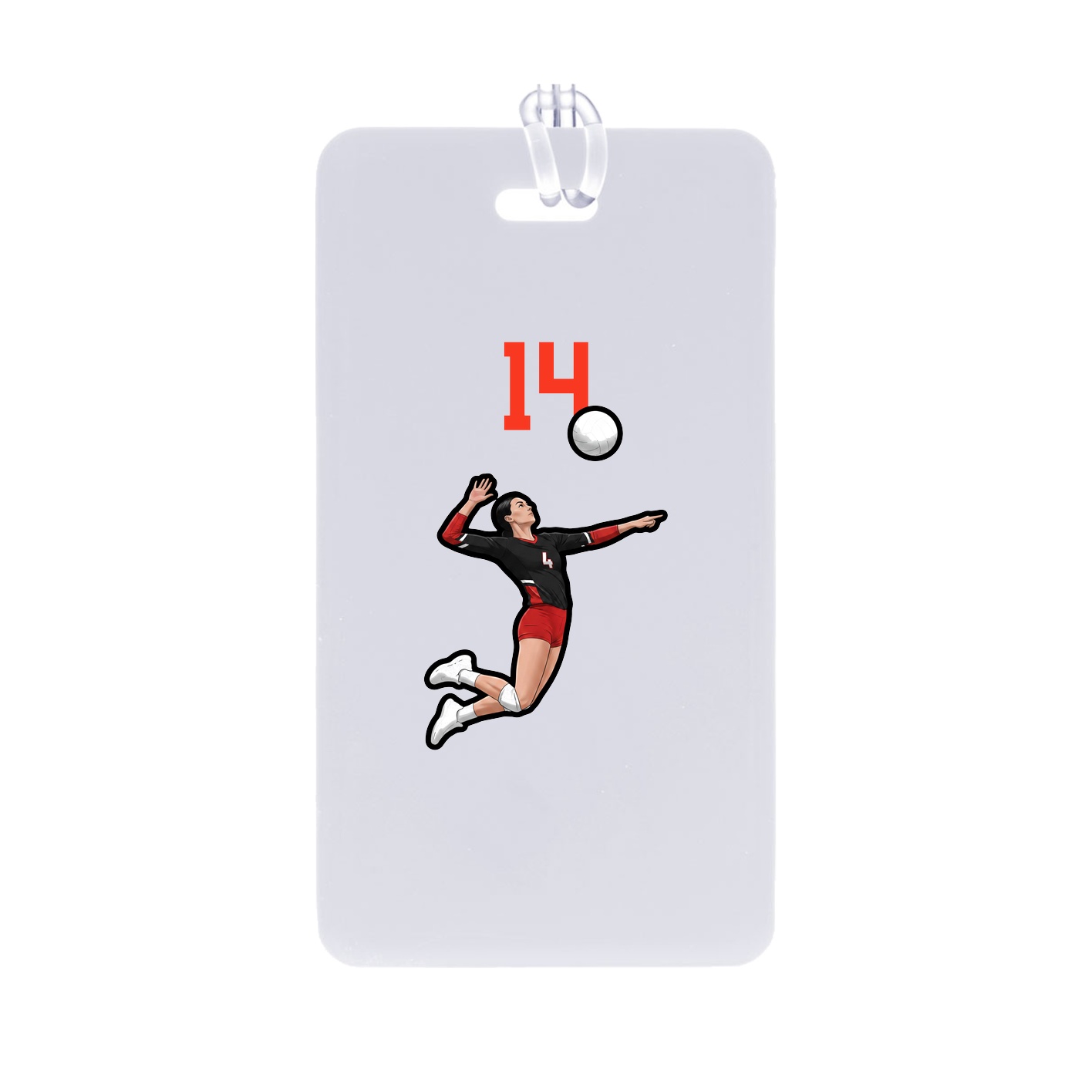 Bag Tag — Number Top in Classic