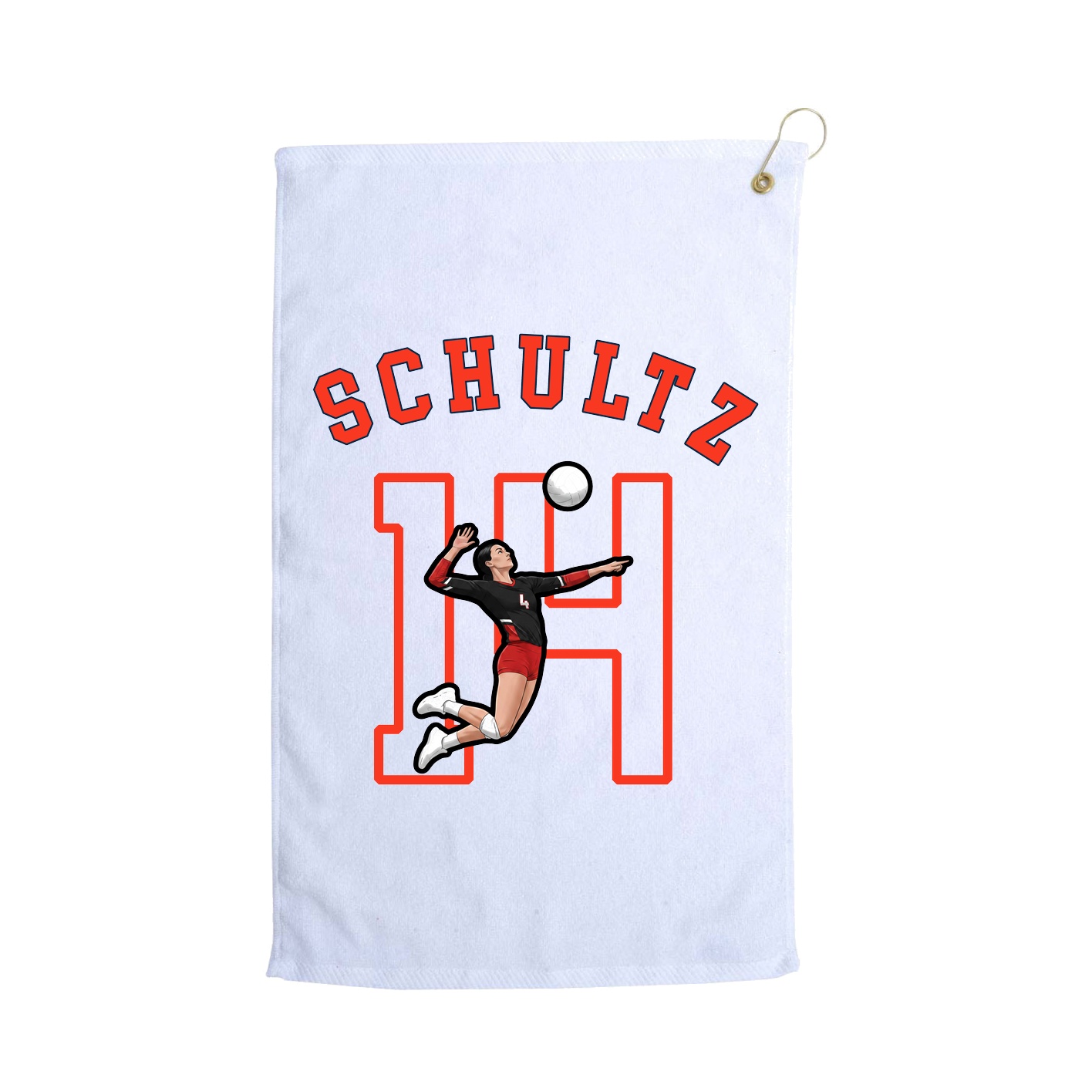Golf Towel — Shirsey Arch in White