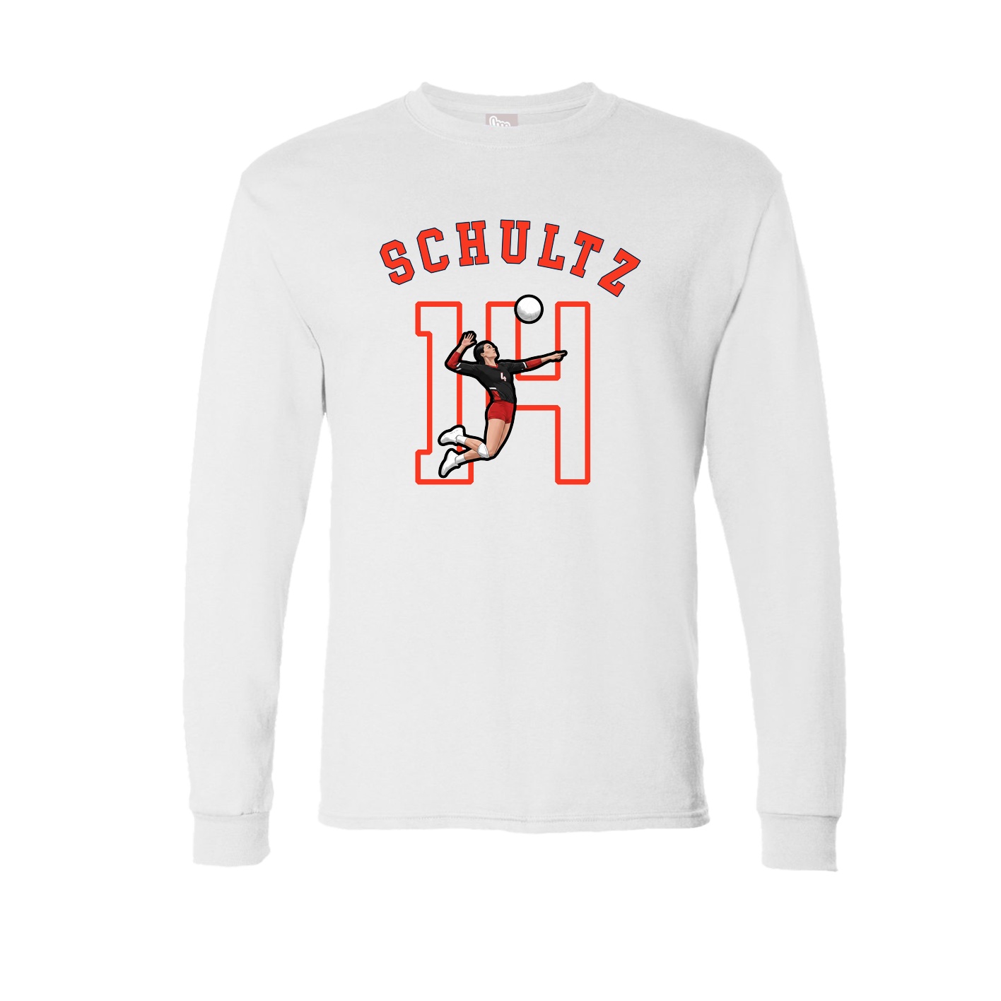 Long Sleeve Tee — Shirsey Arch in White