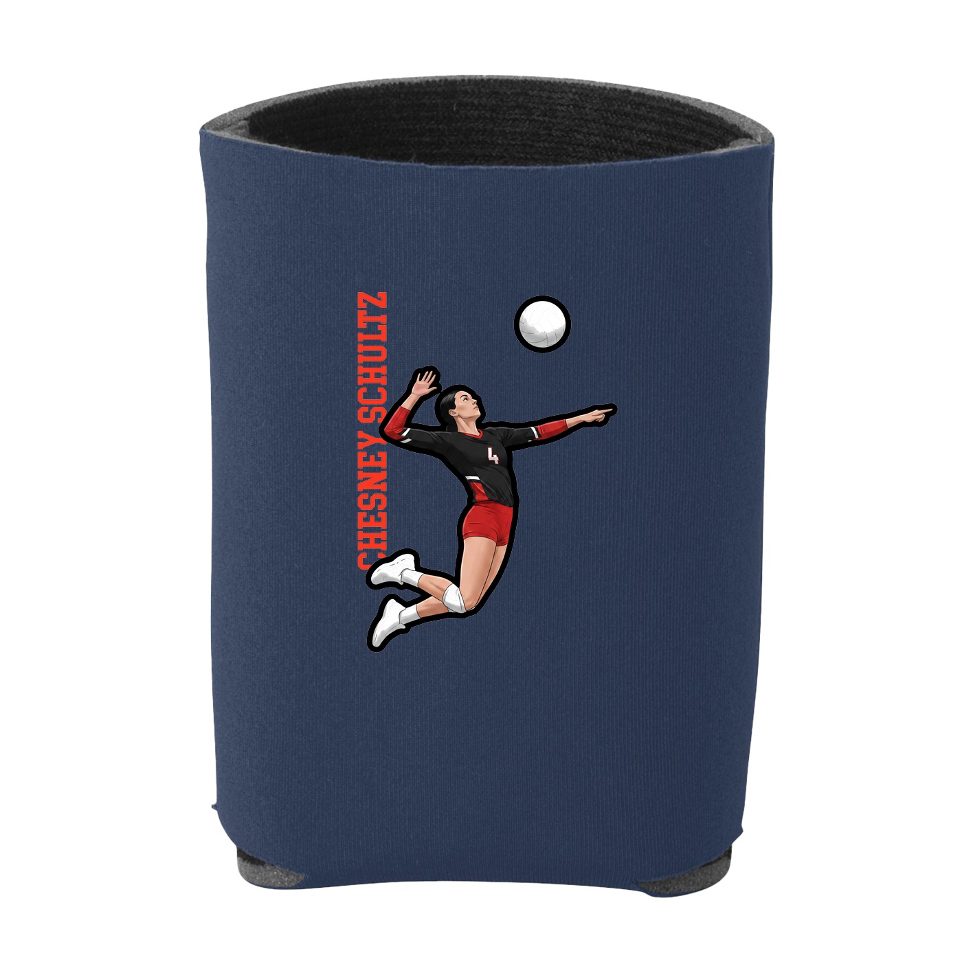 Can Holder — Name Vertical in Navy
