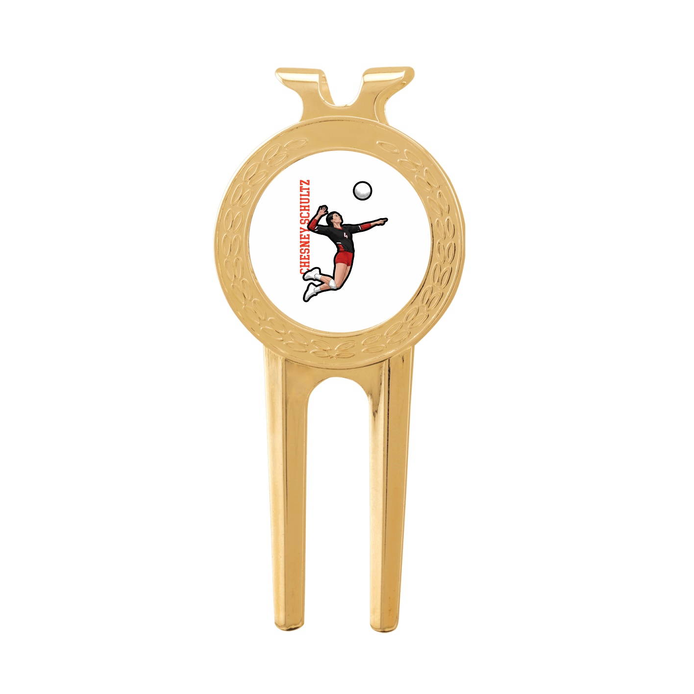 Divot Tool with Ball Marker — Name Vertical in Classic